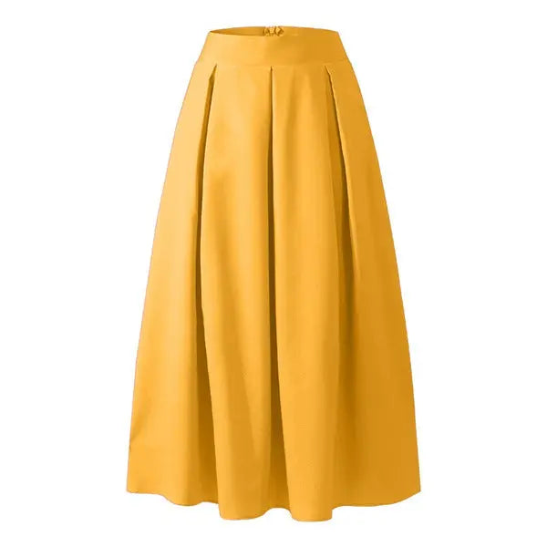 LS | Women Pleated Maxi Skirt Lion Style