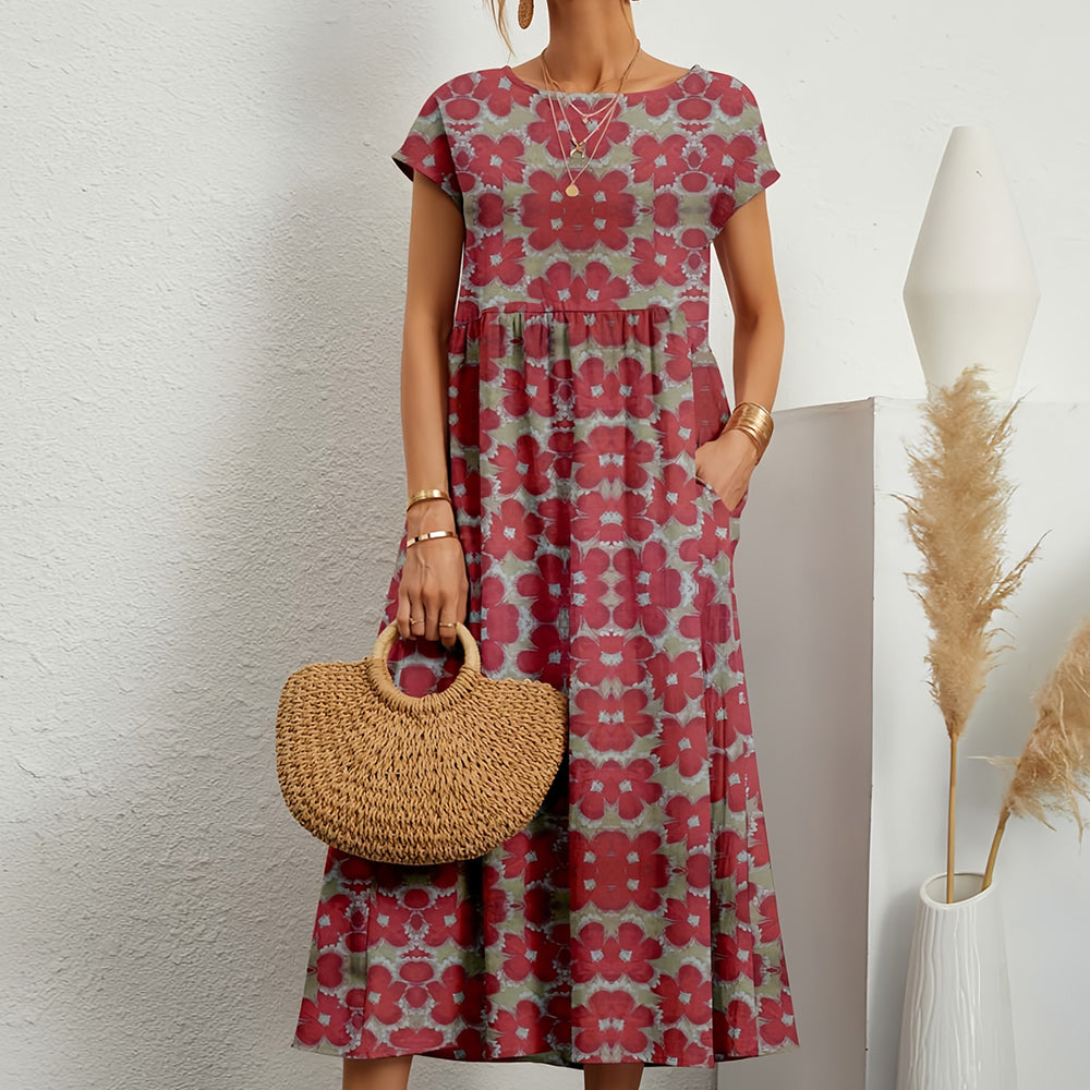 LS | Women Pocket Maxi Dress Lion Style