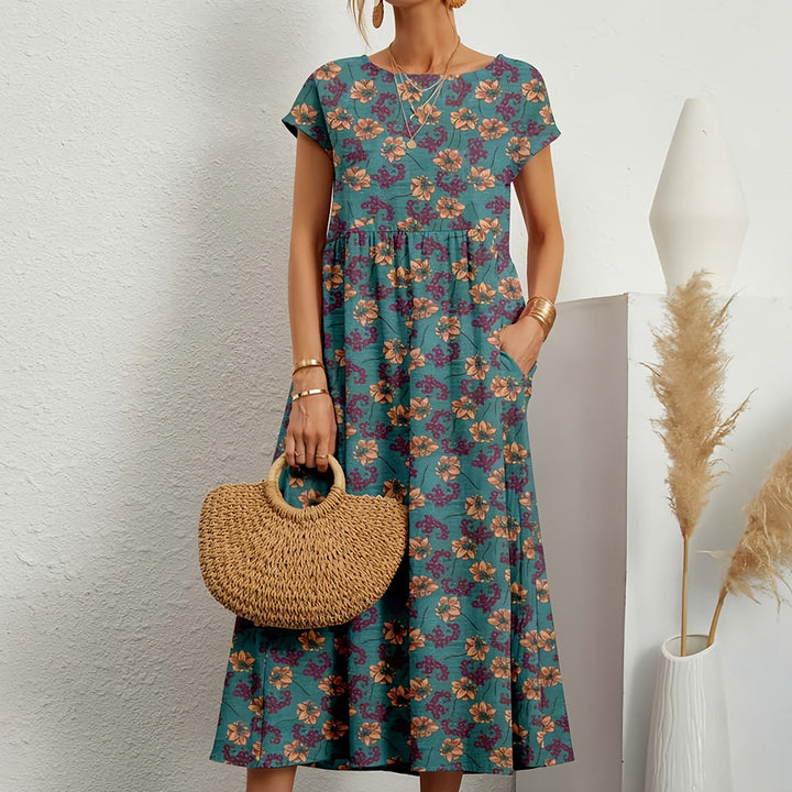 LS | Women Pocket Maxi Dress Lion Style