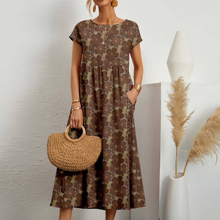 LS | Women Pocket Maxi Dress Lion Style