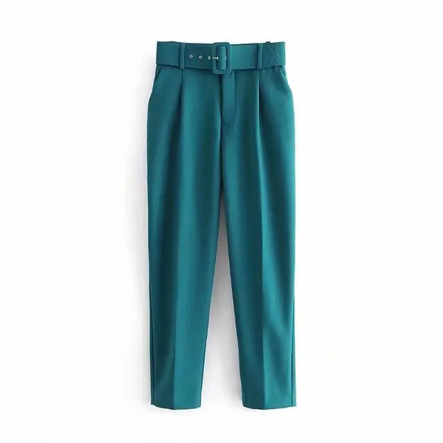 LS | Women Refined Workwear Tapered Pants Lion Style