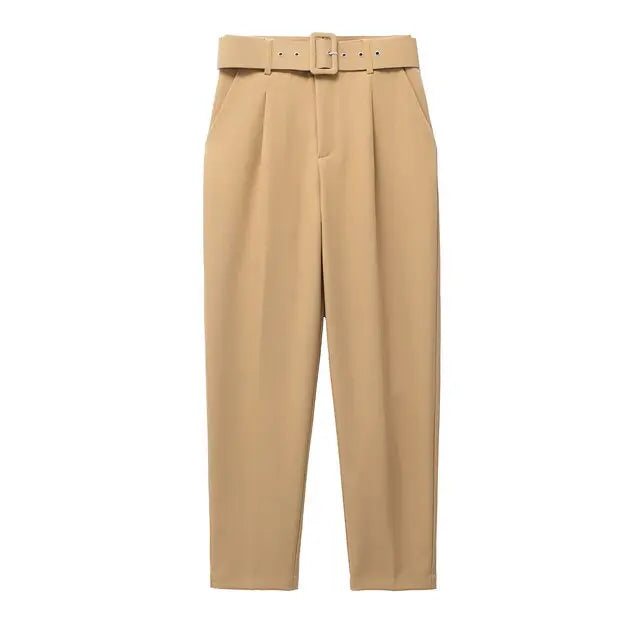 LS | Women Refined Workwear Tapered Pants Lion Style