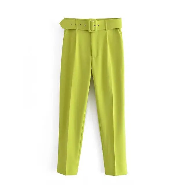 LS | Women Refined Workwear Tapered Pants Lion Style