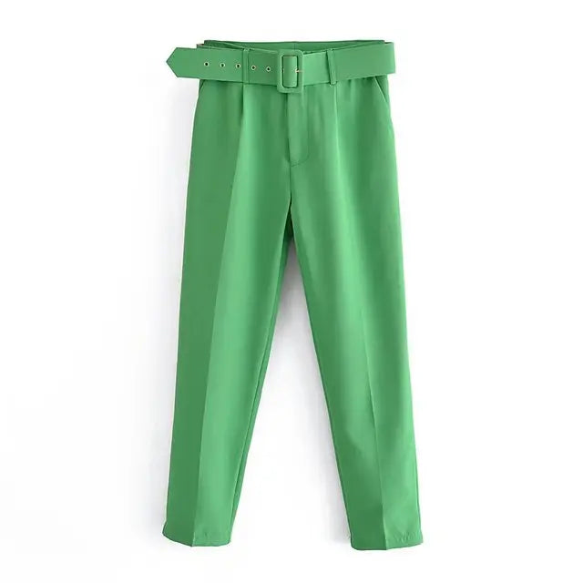 LS | Women Refined Workwear Tapered Pants Lion Style
