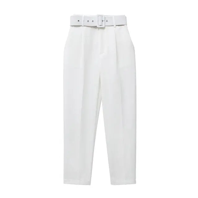 LS | Women Refined Workwear Tapered Pants Lion Style