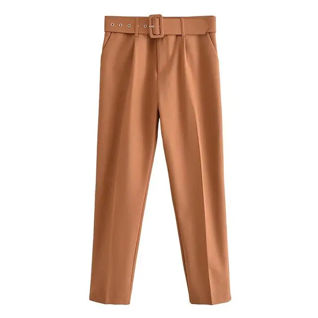 LS | Women Refined Workwear Tapered Pants Lion Style
