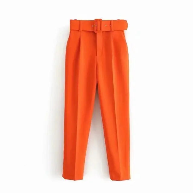 LS | Women Refined Workwear Tapered Pants Lion Style