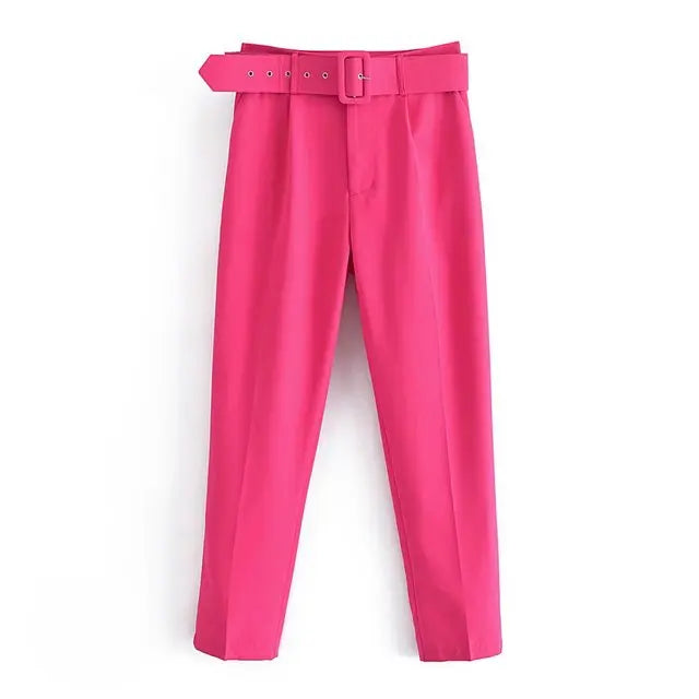 LS | Women Refined Workwear Tapered Pants Lion Style