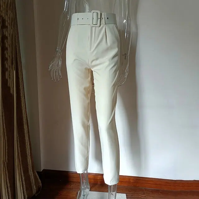 LS | Women Refined Workwear Tapered Pants Lion Style