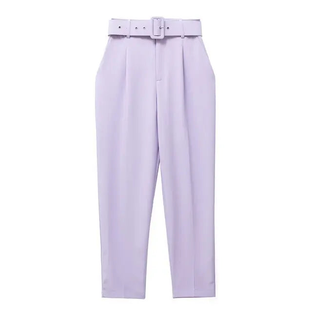 LS | Women Refined Workwear Tapered Pants Lion Style