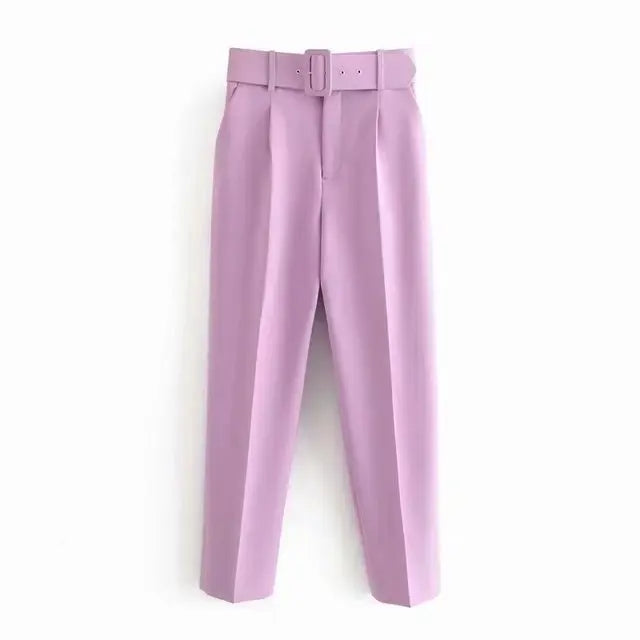 LS | Women Refined Workwear Tapered Pants Lion Style