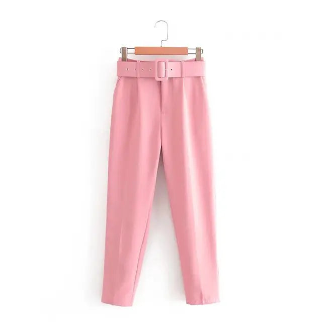 LS | Women Refined Workwear Tapered Pants Lion Style