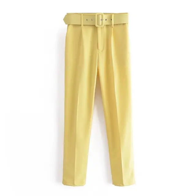 LS | Women Refined Workwear Tapered Pants Lion Style