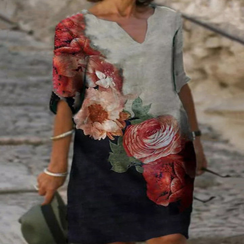 LS | Women Relaxed Fit Mini Dress Lion Style