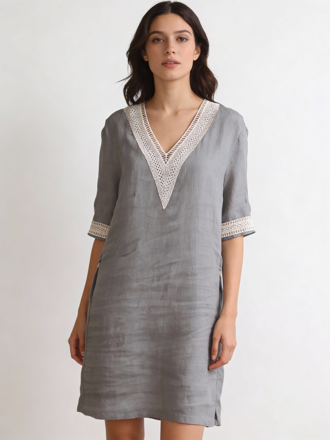 LS | Women Relaxed Fit Summer Mini Dress Lion Style