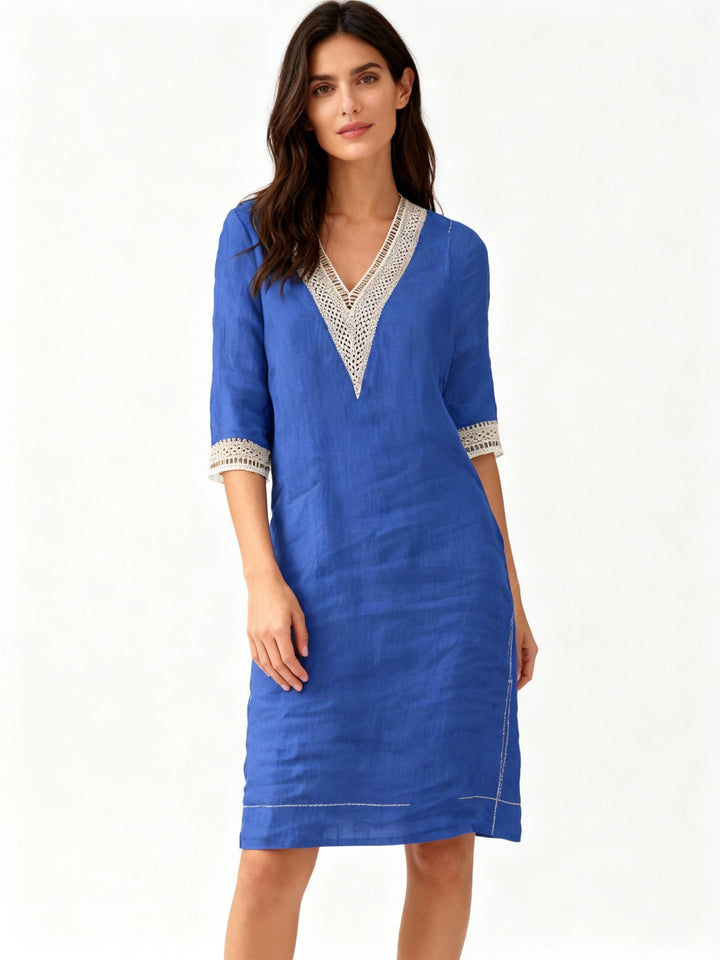 LS | Women Relaxed Fit Summer Mini Dress Lion Style