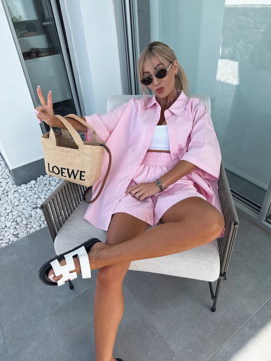 LS | Women Relaxed Summer Set Lion Style