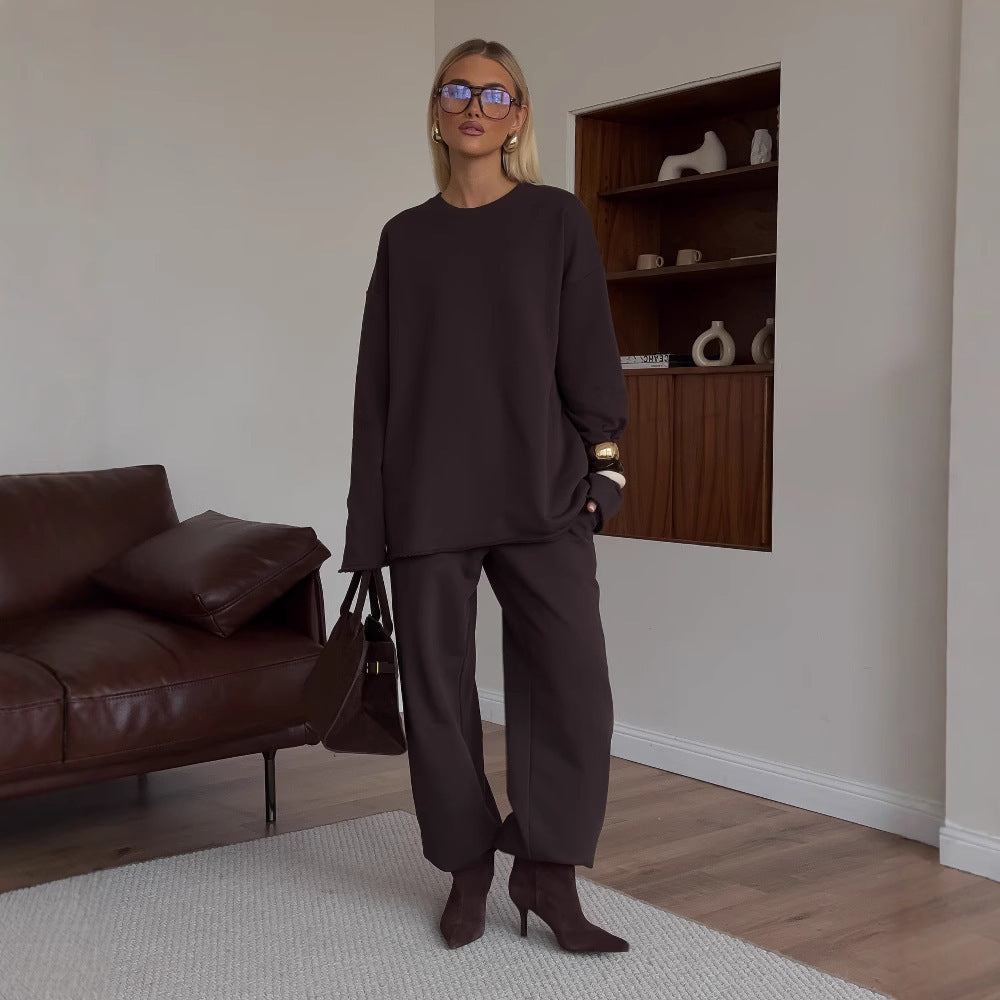 LS | Women Relaxed Sweat Lounge Set Lion Style
