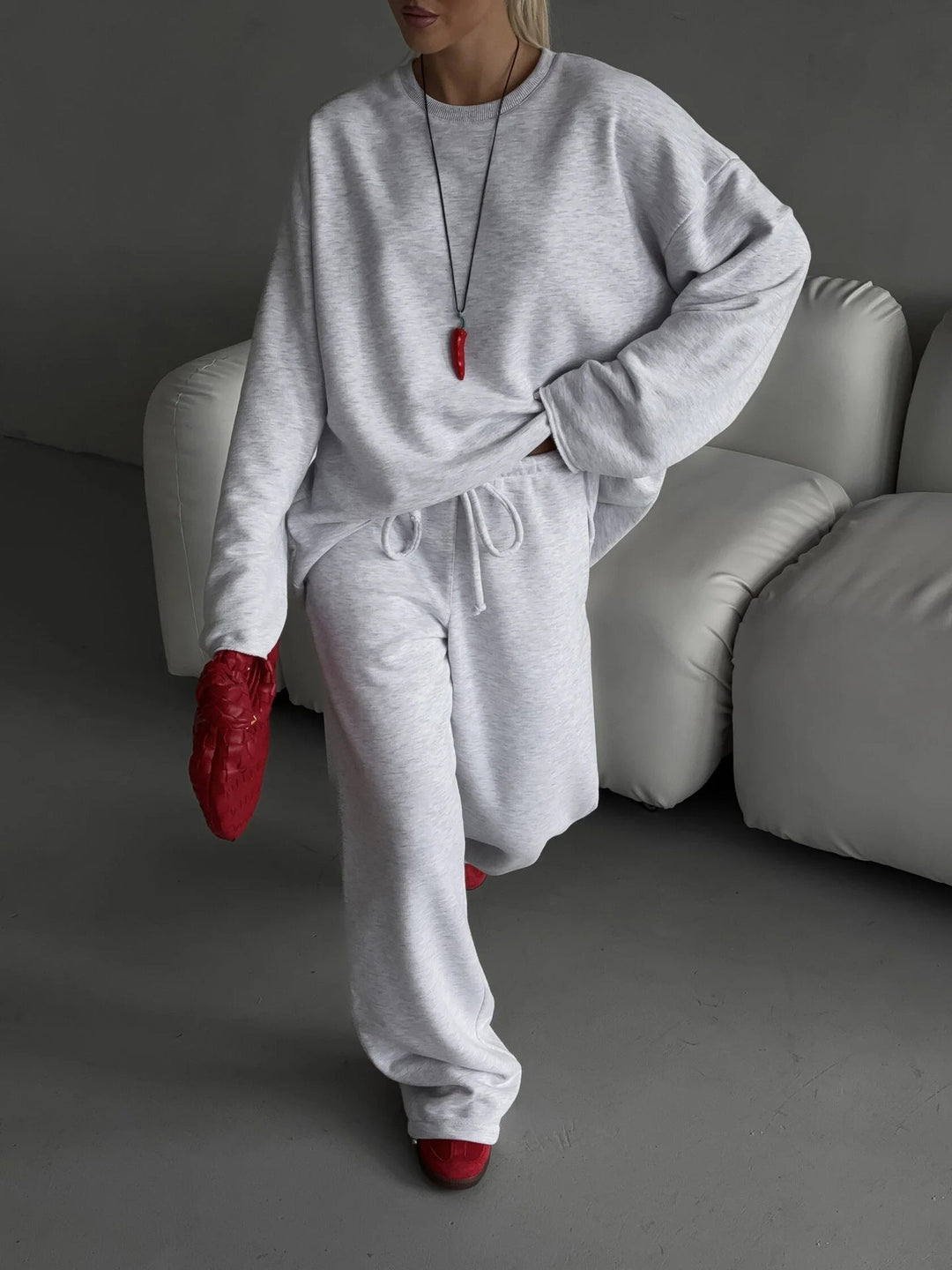 LS | Women Relaxed Sweat Lounge Set Lion Style