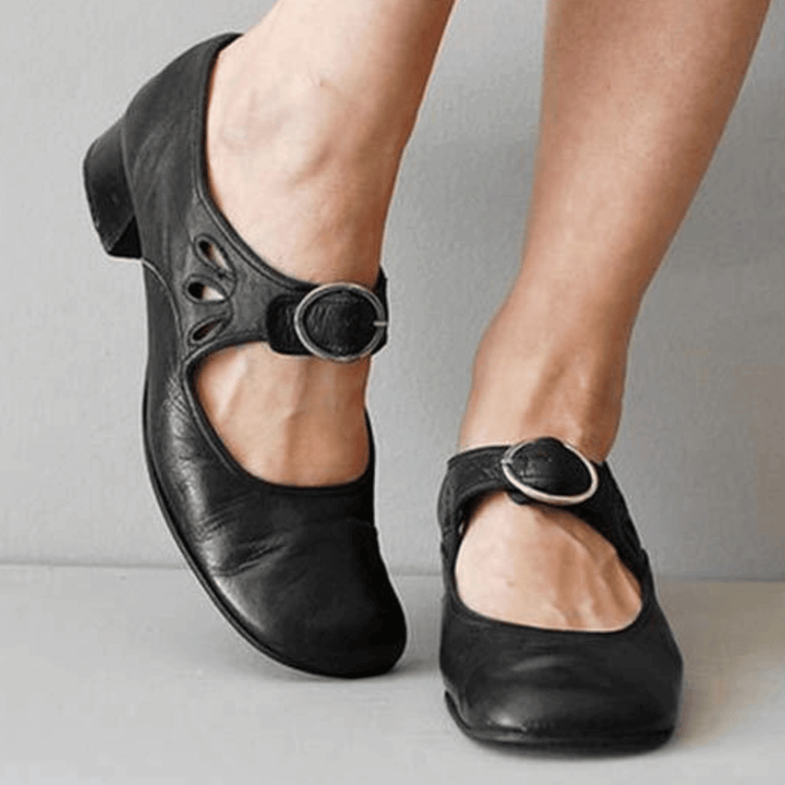 LS | Women Retro Orthopedic Heels Lion Style