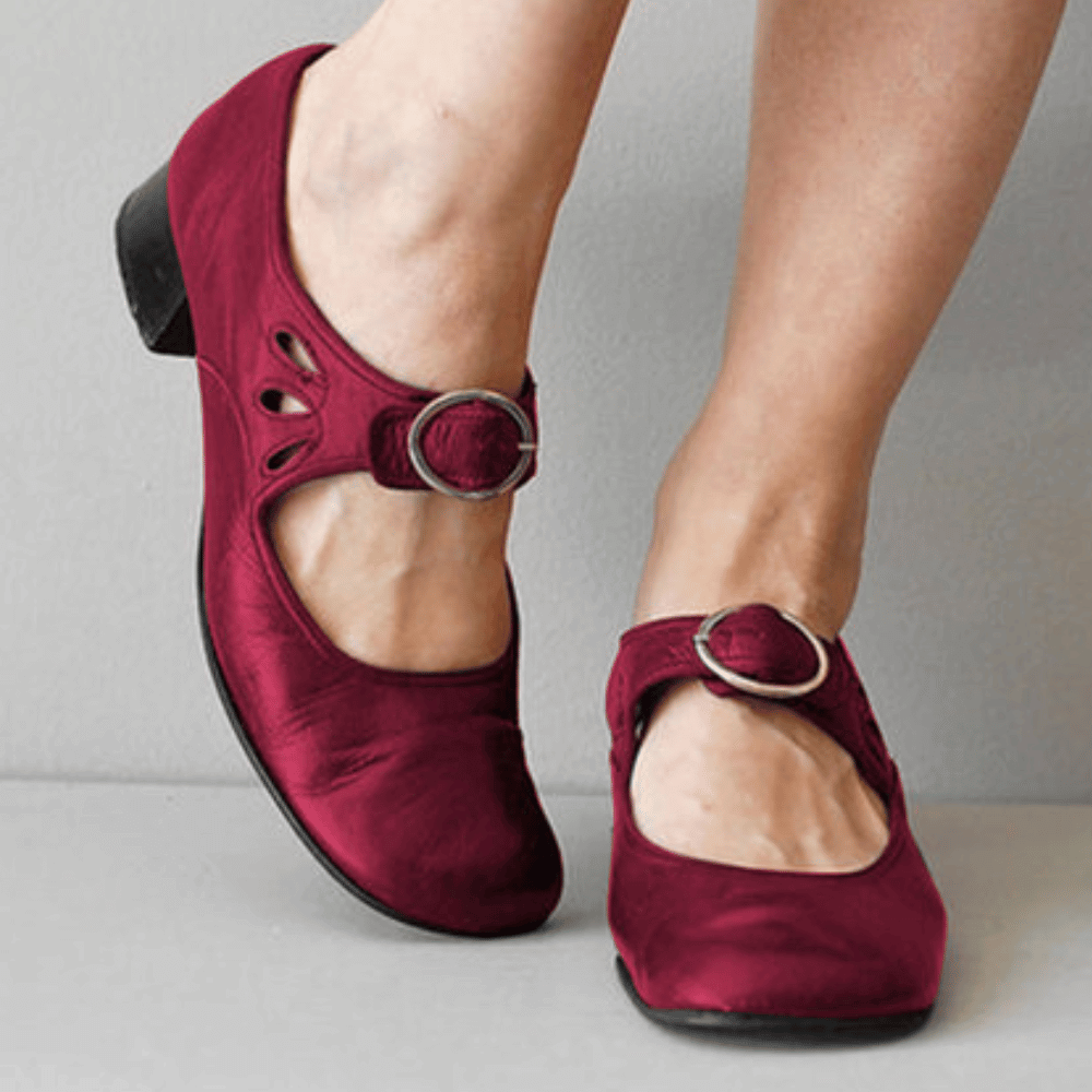 LS | Women Retro Orthopedic Heels Lion Style