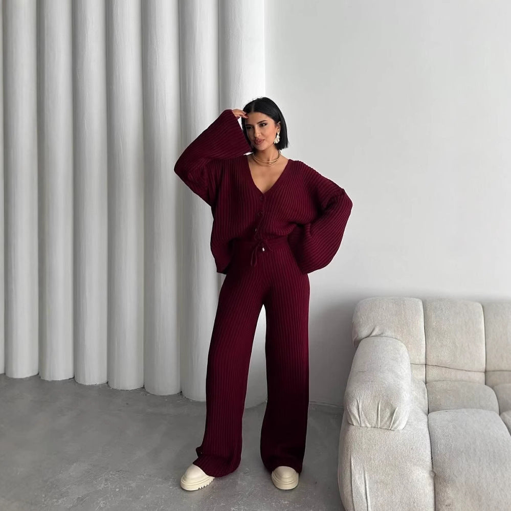 LS | Women Ribbed Lounge Set Lion Style