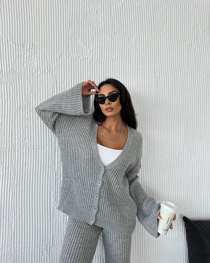 LS | Women Ribbed Lounge Set Lion Style