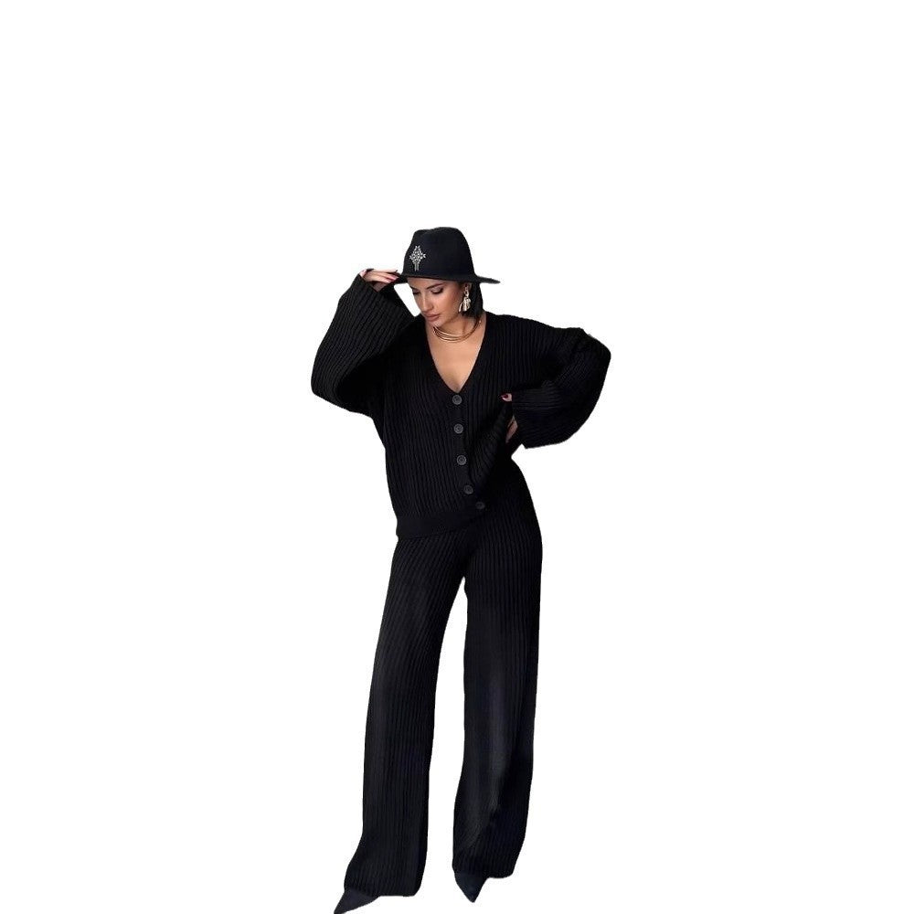 LS | Women Ribbed Lounge Set Lion Style