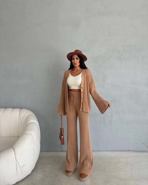 LS | Women Ribbed Lounge Set Lion Style