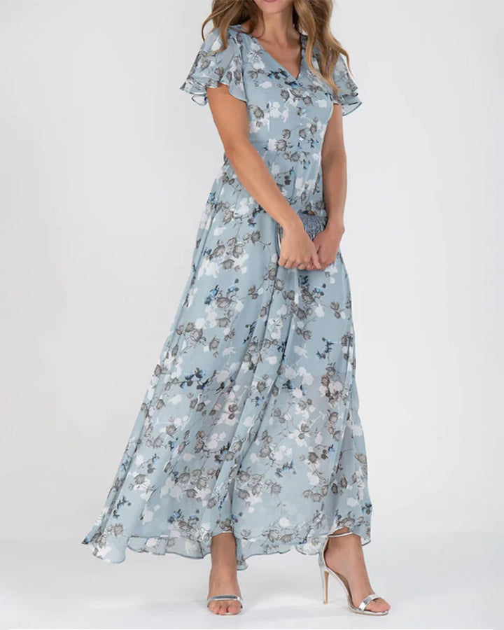 LS | Women Romantic Maxi Dress Lion Style