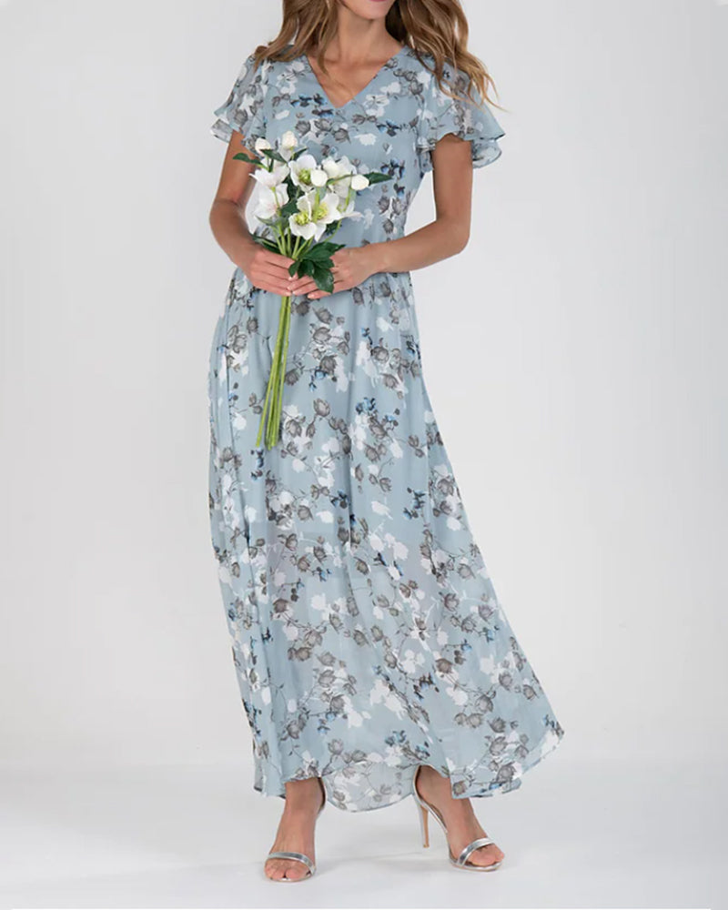 LS | Women Romantic Maxi Dress Lion Style
