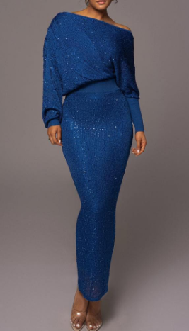 LS | Women Signature Glam Dress Lion Style