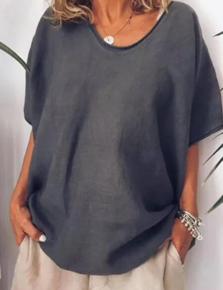 LS | Women Simple Daily Top Lion Style