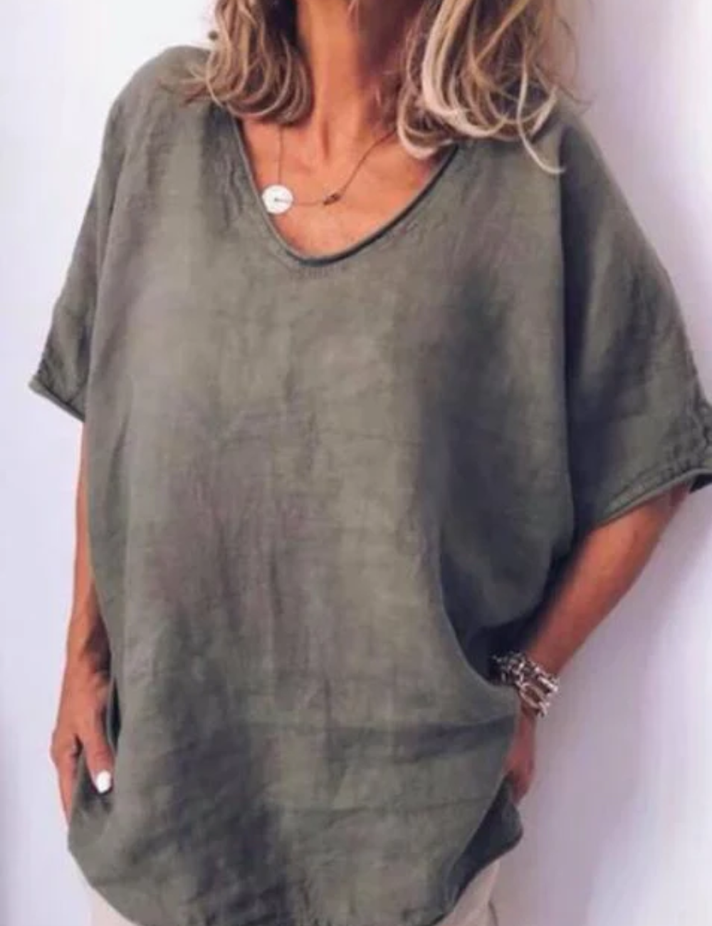 LS | Women Simple Daily Top Lion Style