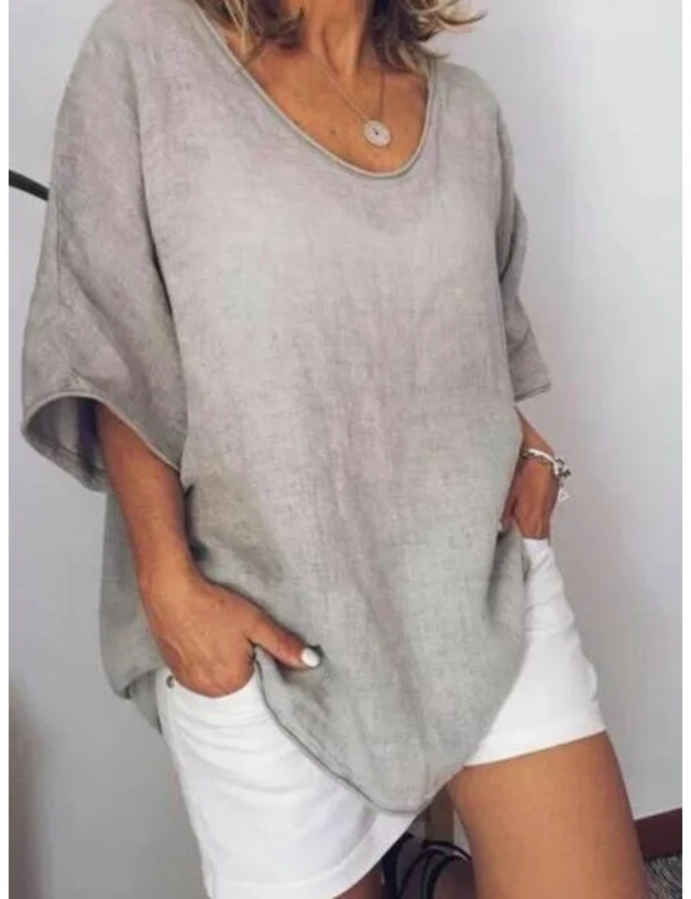 LS | Women Simple Daily Top Lion Style