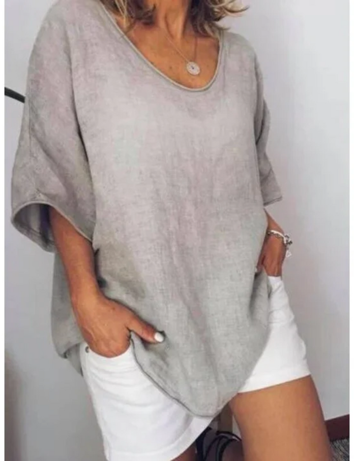 LS | Women Simple Daily Top Lion Style