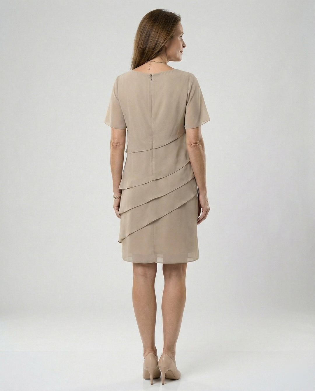 LS | Women Simple Layered Dress Lion Style
