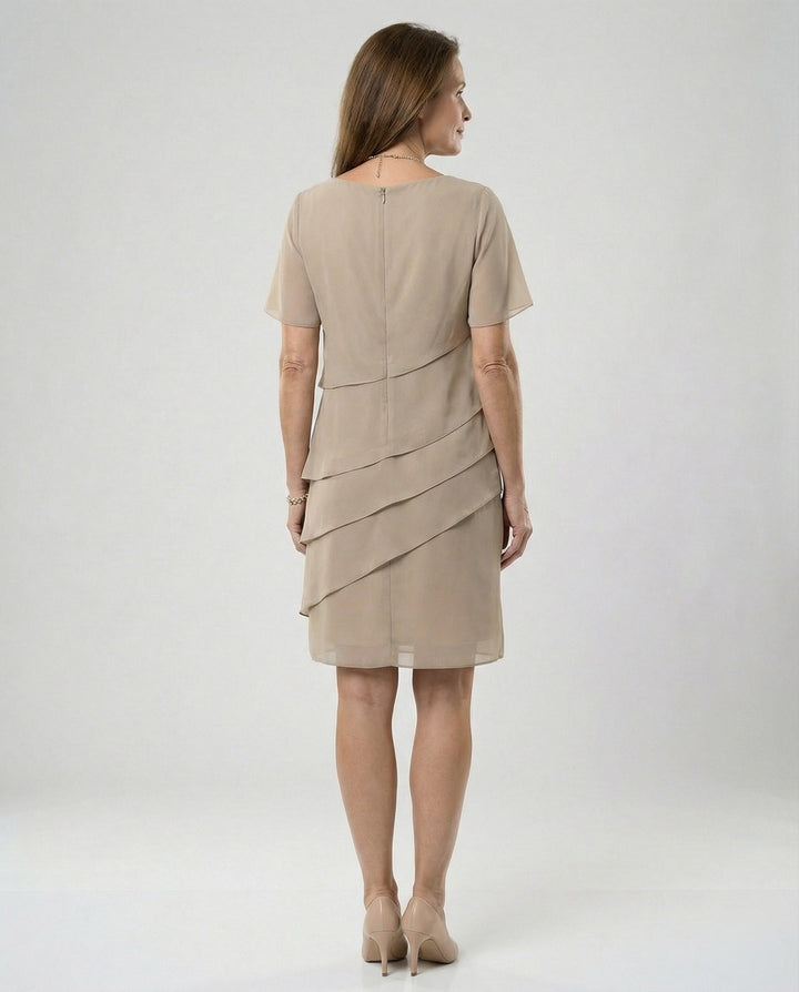 LS | Women Simple Layered Dress Lion Style