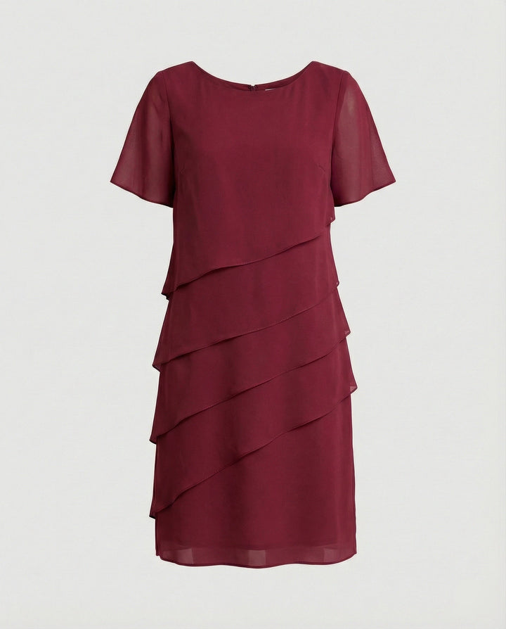 LS | Women Simple Layered Dress Lion Style