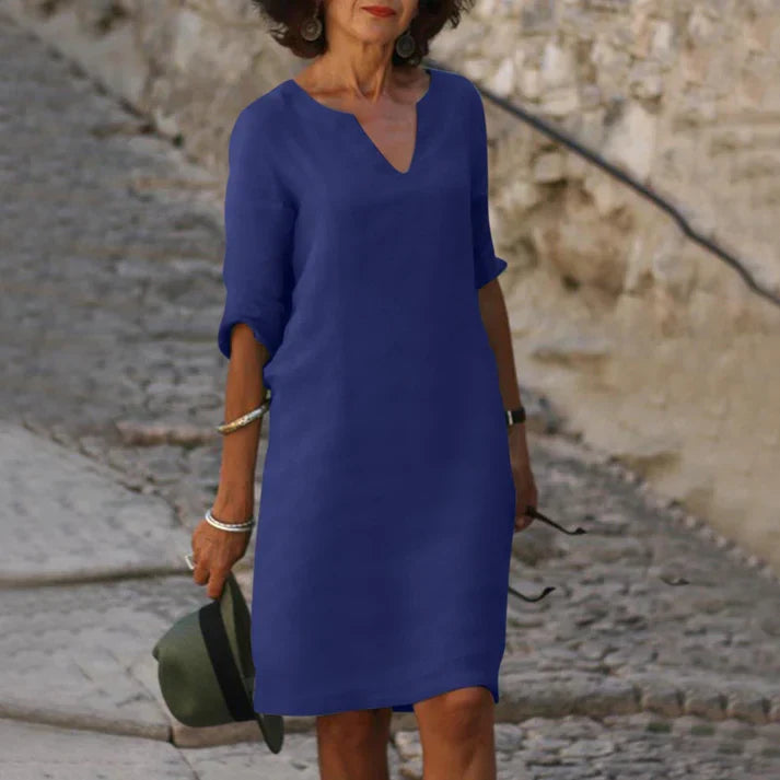 LS | Women Simple Summer Dress Lion Style
