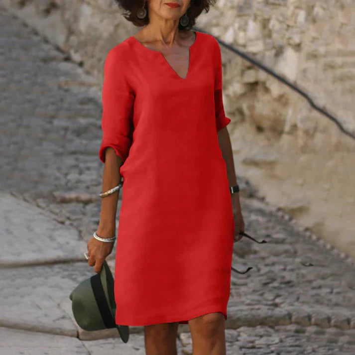 LS | Women Simple Summer Dress Lion Style