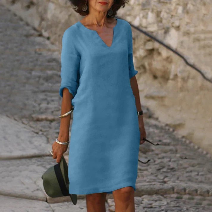 LS | Women Simple Summer Dress Lion Style