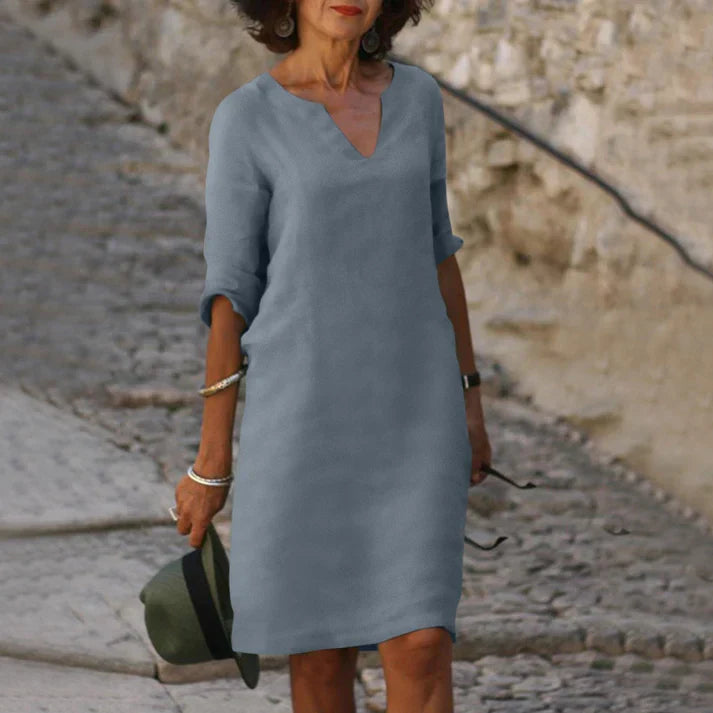 LS | Women Simple Summer Dress Lion Style