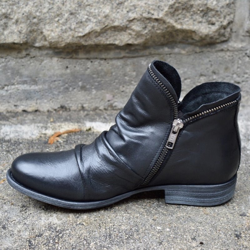 LS | Women Slouchy Ankle Orthopedic Boots Lion Style