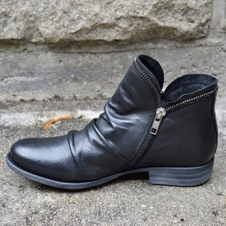 LS | Women Slouchy Ankle Orthopedic Boots Lion Style