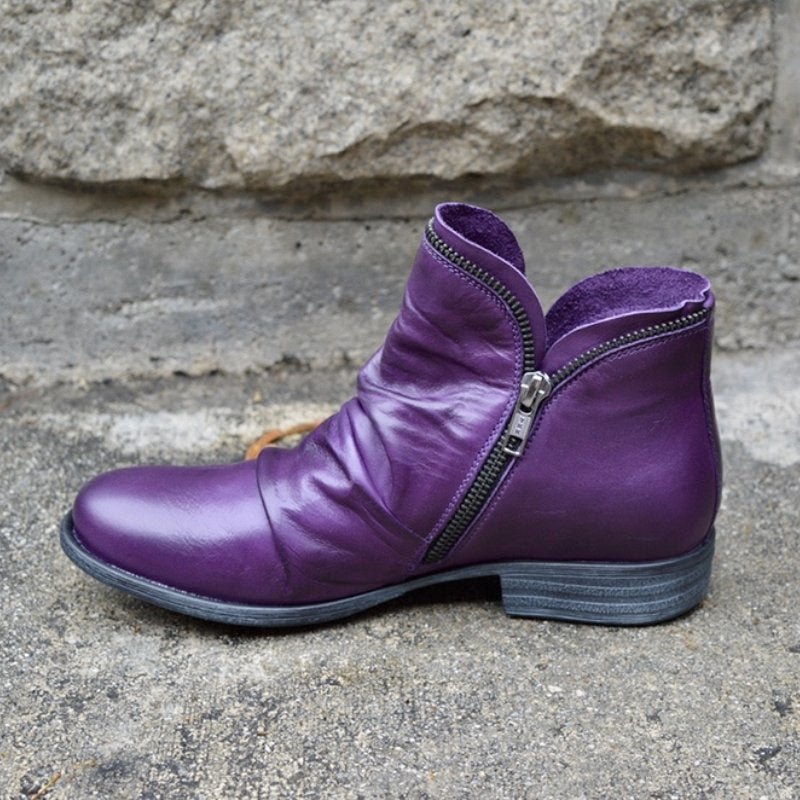 LS | Women Slouchy Ankle Orthopedic Boots Lion Style