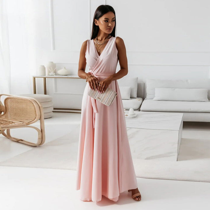 LS | Women Smooth Drape Maxi Dress Lion Style