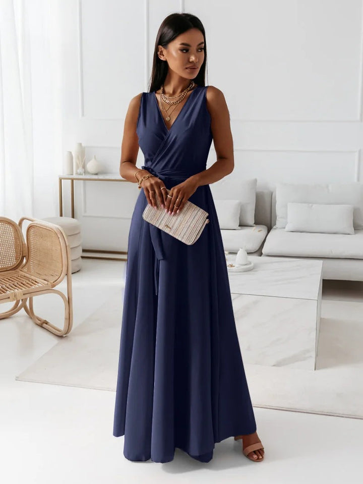 LS | Women Smooth Drape Maxi Dress Lion Style