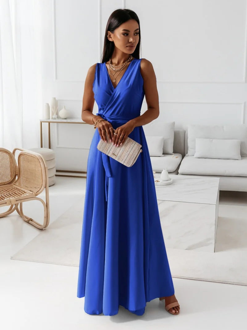 LS | Women Smooth Drape Maxi Dress Lion Style