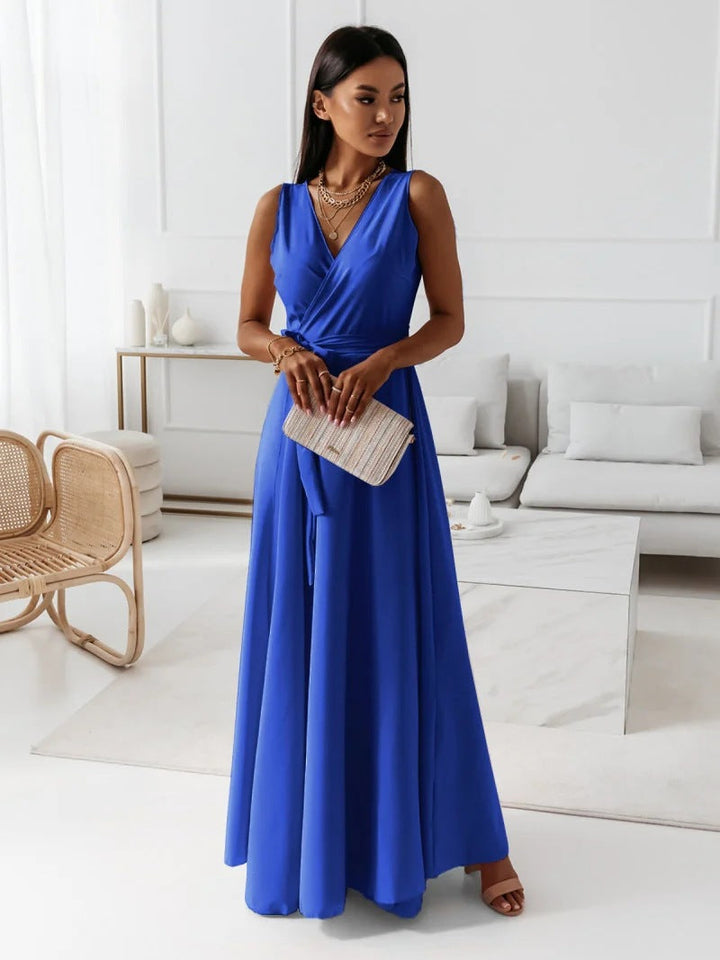 LS | Women Smooth Drape Maxi Dress Lion Style